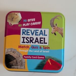 Reveal Israel Family Card Game, Homeschool, Educational, Match, Quiz, Fun